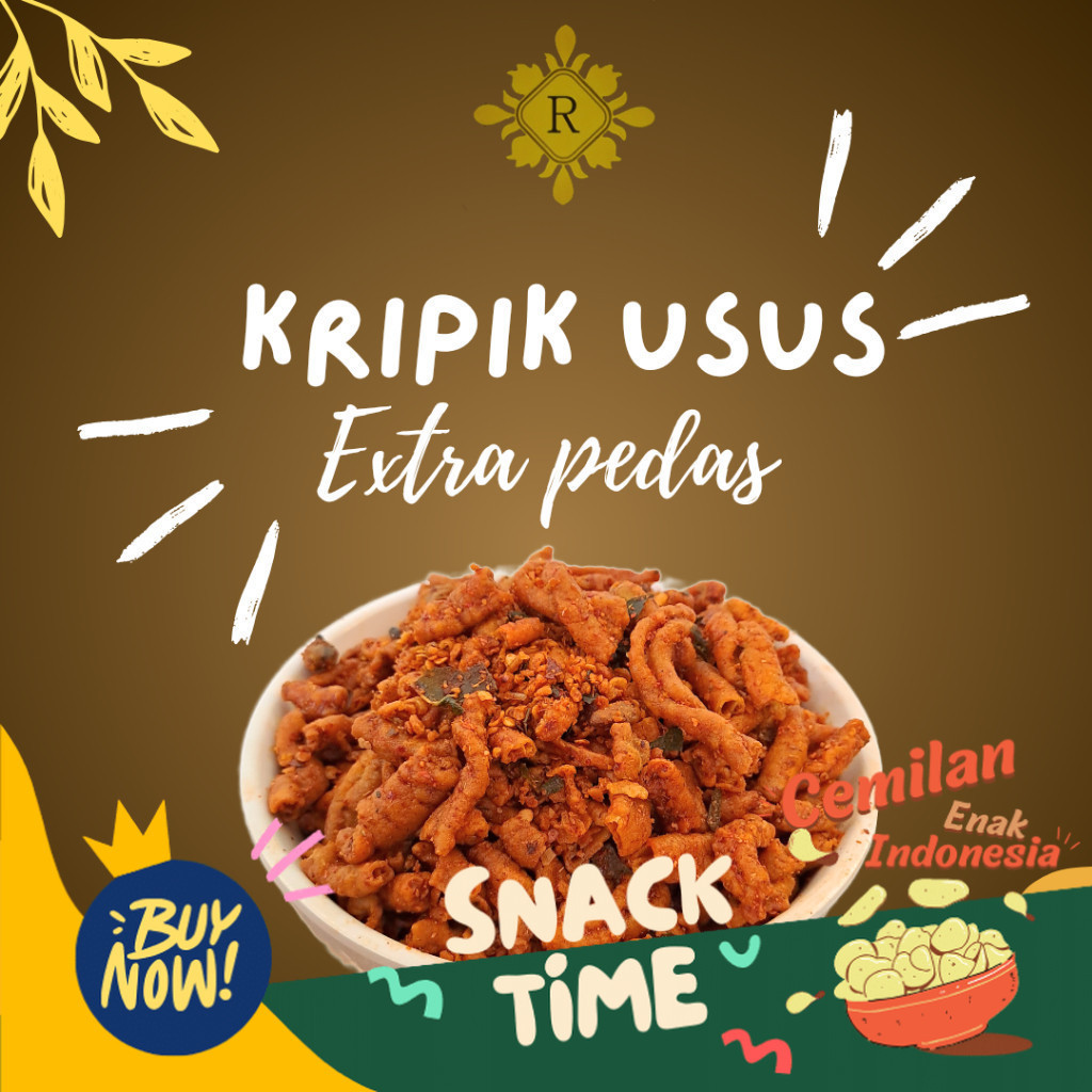 

PROMO HEMAT Kripik Usus Ayam Gokil Extra Pedas Daun jeruk 1 kg