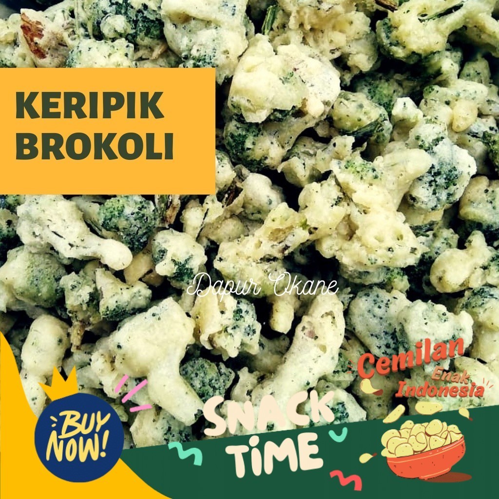 

Special Diskon Cemilan Sehat Keripik Brokoli 1 kg Original