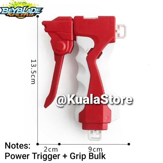 [New Arrival] Beyblade Burst Power Trigger B72 Handle Grip Launcher Ripcord Bey - Set GRIP+TRIGER