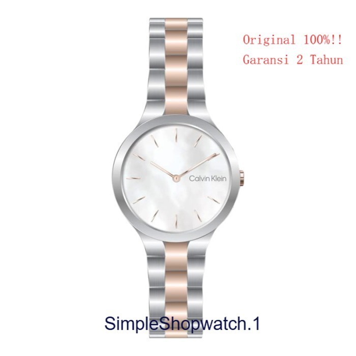 Original 100% Jam Tangan Wanita CALVIN KLEIN 25200428 CK-25200428 Garansi Resmi 2 Tahun