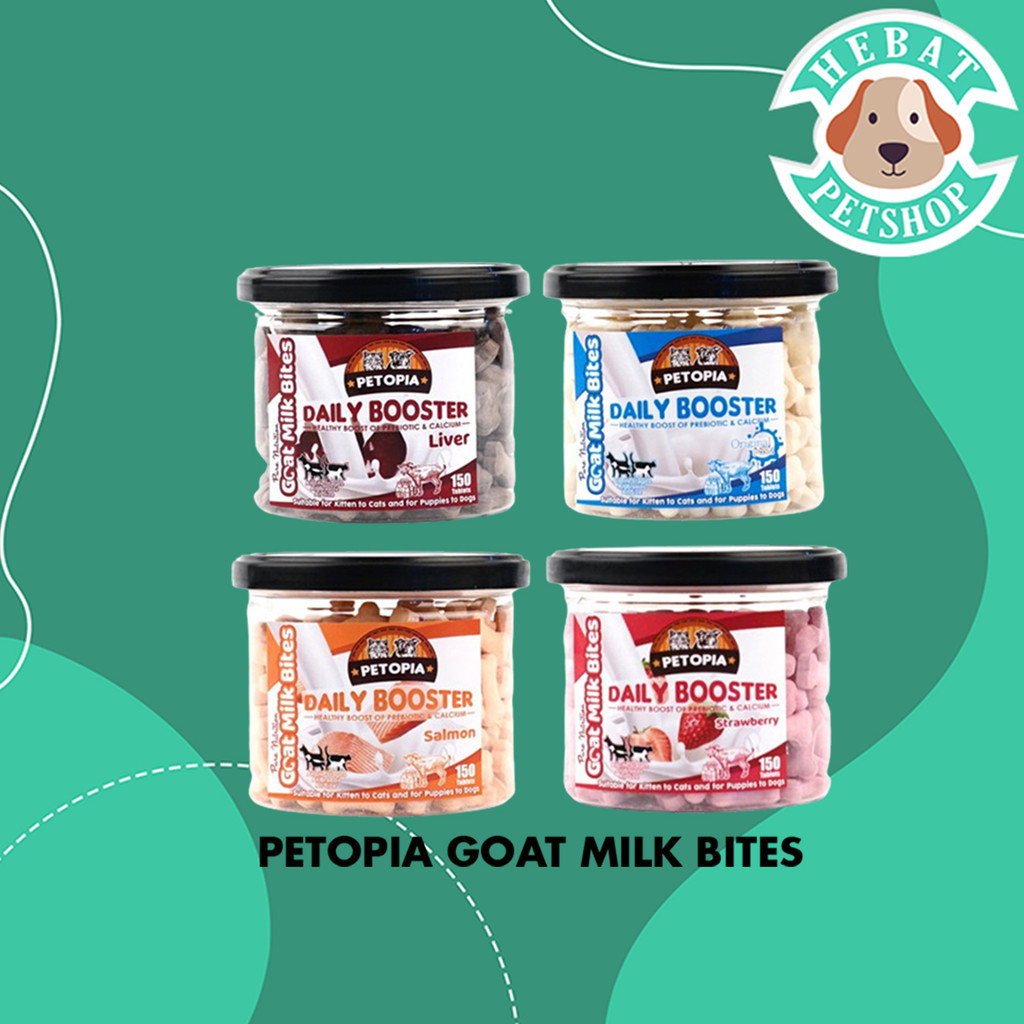 Suplemen Kalsium Kucing Anjing Petopia Goat Milk 150 Gram