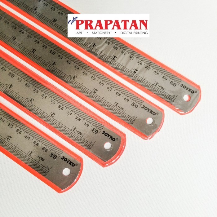 

Penggaris Besi Joyko RL-ST30-60 / Stainless Steel Ruler - 30cm -YY41