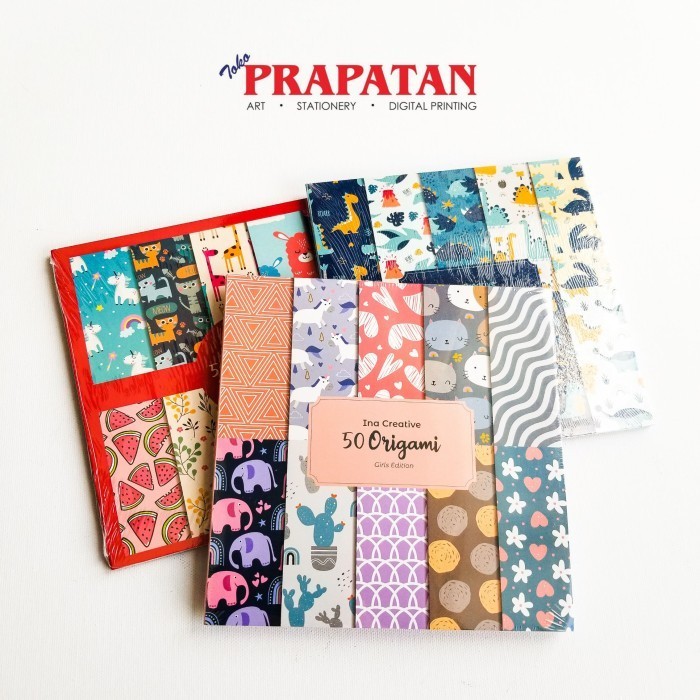 

Kertas Origami Ina Creative 16x16cm - Dinosaur -YY41