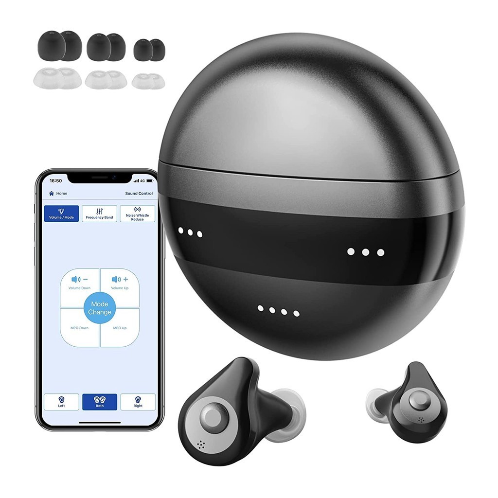 Pendengar CIC Alat Bantu Dengar Digital Tidak Terlihat Kontrol Aplikasi Alat Bantu Dengar Dapat Diis