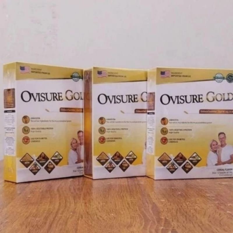 

3 Box Ovisure Gold Asli Import 100% - Susu Asli Untuk Sakit Tulang Sendi