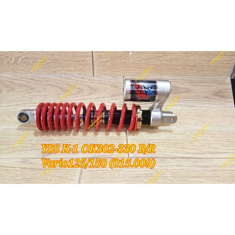 SHOCK BREAKER YSS TABUNG BAWAH VARIO 150 VARIO 125 X RIDE K1 OK302-330 BLACK/RED
