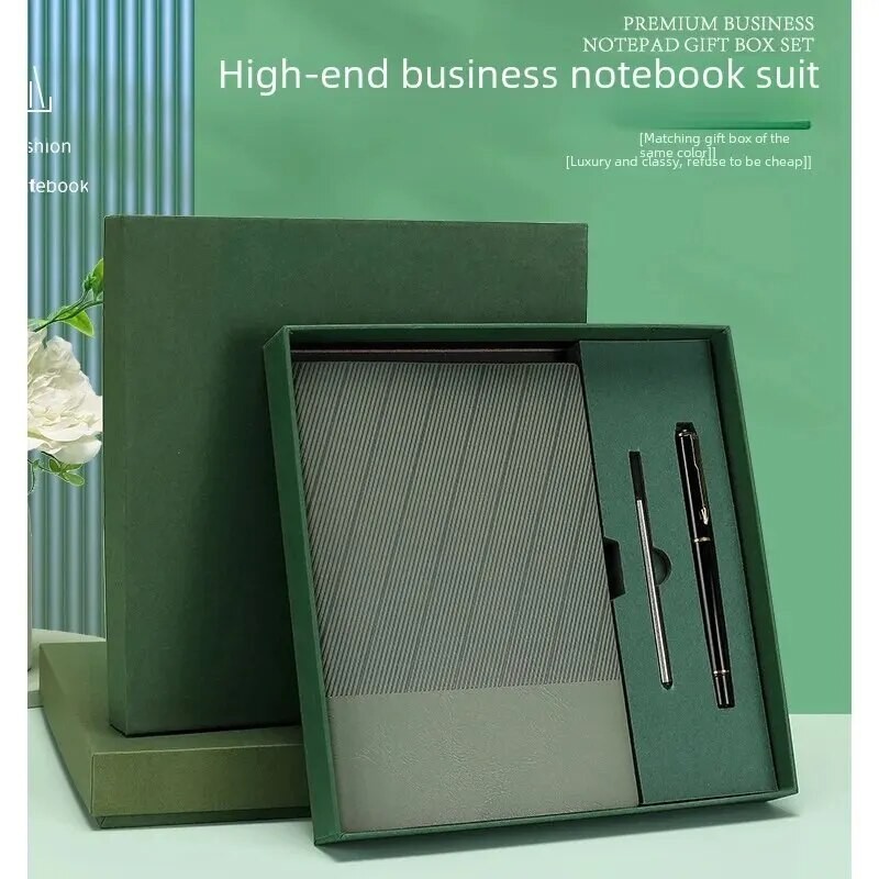 

Artistic Vintage A5 Softcover Notebook For Students Creative Business Striped Design College Ruled Pages