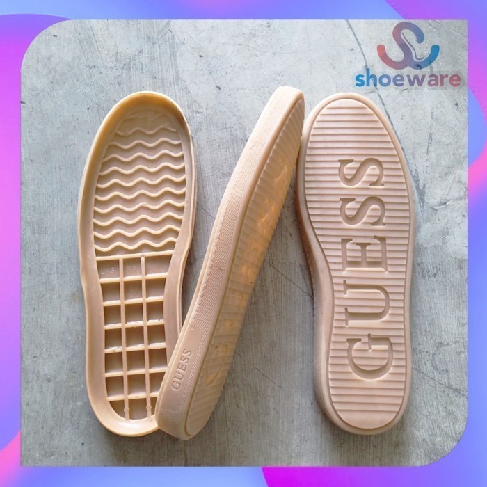 outsole sepatu sneakers outsol rubber gss white gum sol size 42