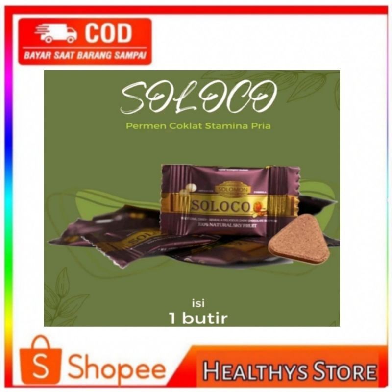 Soloco Candy Original Ecer 1 Pcs - Permen Soloco Herbal