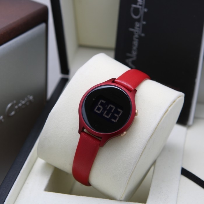 ALEXANDRE CHRISTIE AC 9379 RED DIGITAL LETAHER CEWEK. ORIGINAL