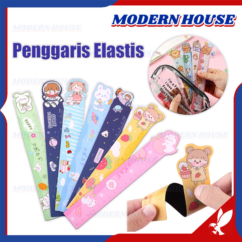 

Penggaris Lucu 15 Cm / Pengaris Lentur Flexible Magnet / Penggaris Anak Pelajar Mahasiswa Motif Astronot