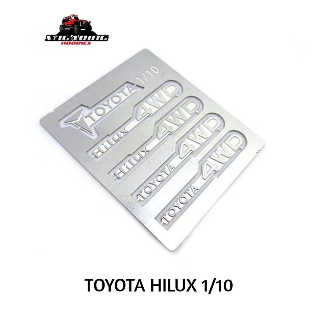 Emblem Metal Toyota Hilux RC Adventure 1/10