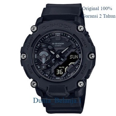 Original 100% Casio G-SHOCK GA-2200BB-1ADR Jam Tangan Pria Analog Digital GA2200 Garansi Resmi 2 Tah
