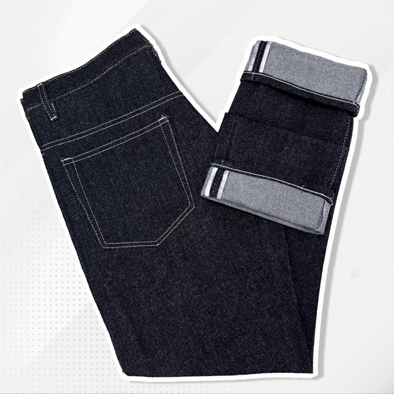 DENIM SELVEDGE/DENIM/CELANA DENIM PRIA/DENIM 15OZ/CELANA DENIM SELVEDGE/POLOSAN/TANPA LABEL