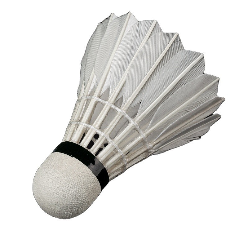 OEM Kok Badminton Bulu Angsa Bulat Penuh Mendukung Bahan Kepala Gabus Penggunaan Latihan Volume Eksp