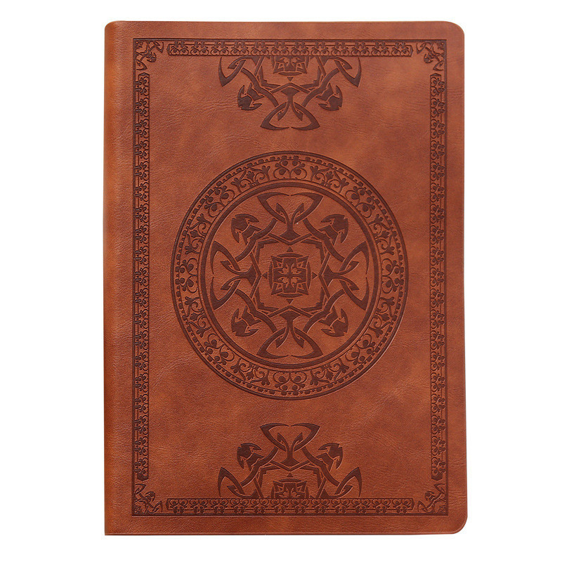 

A5 Retro Style Notebook Leather Cover Gift Box Diary Planner Business Promotion Gifts Notebook Customized Wholesale