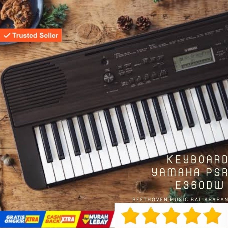 PROMO SPESIAL Keyboard yamaha psr e360 dw promo free stand x bukan 273 373 463