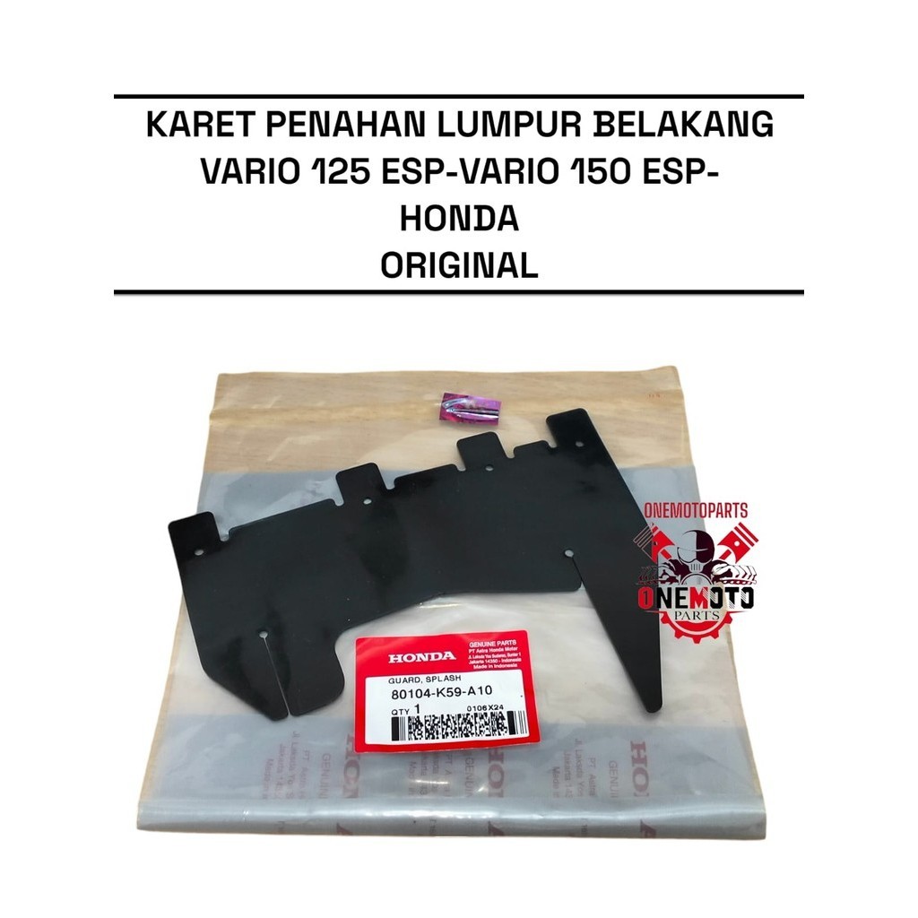 COVER KARET PENAHAN LUMPUR BELAKANG VARIO 125 150 ESP AHM 80104-K59-A10