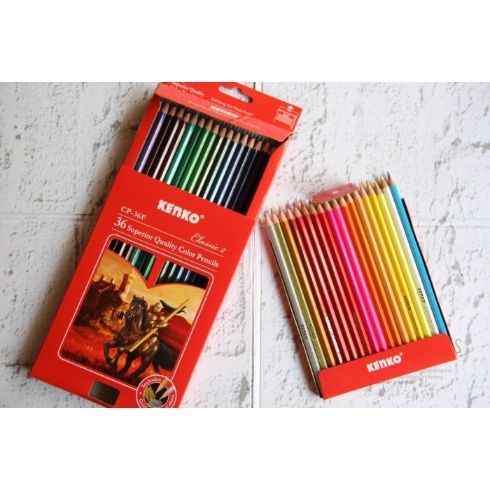 

Pensil warna Kenko 36 warna CP-36F