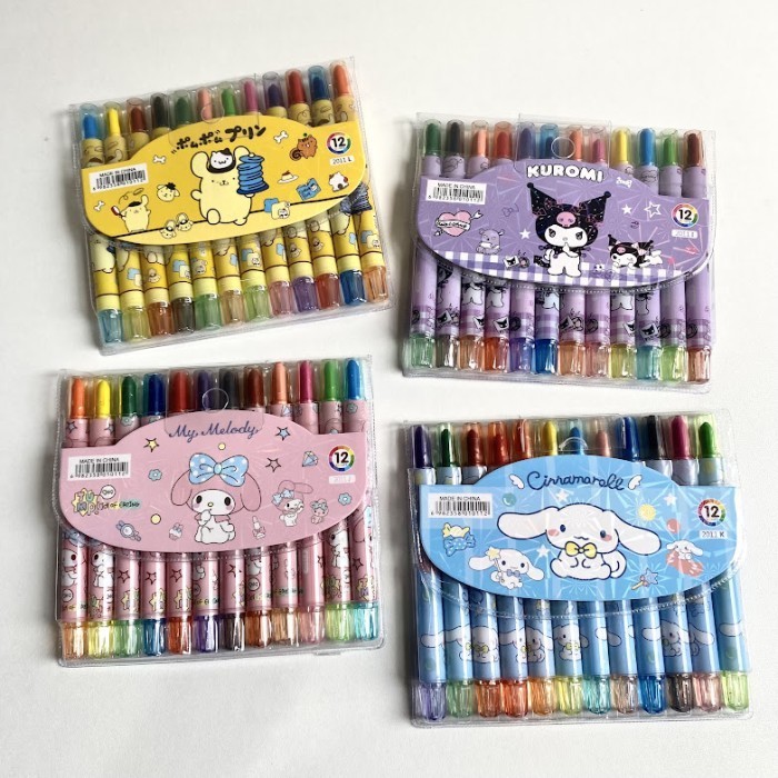

Crayon Set Krayon Alat Warna Menggambar Anak Sanrio Kuromi Cinnamoroll - Cinnamoroll