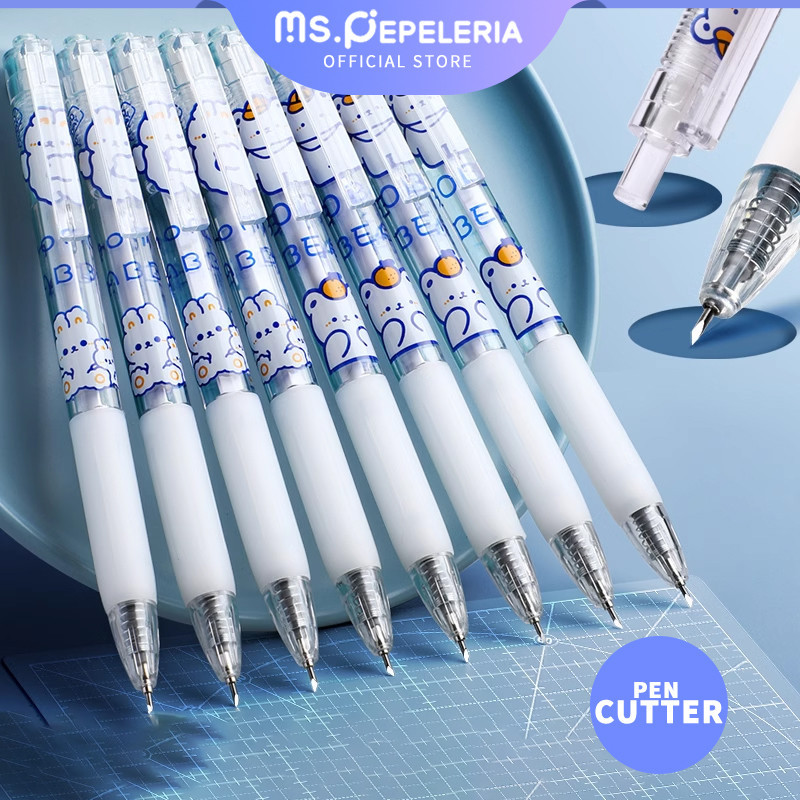 

Pen Cutter PULPEN PISAU PENCIL/ KNIFES CUTTER/Mini pulpen Cutter /pisau Mini Pisau pemotong DIY Pisau ukir Lucu Untuk Parcel / Kantor / Sekolah-Ms.Pepeleria