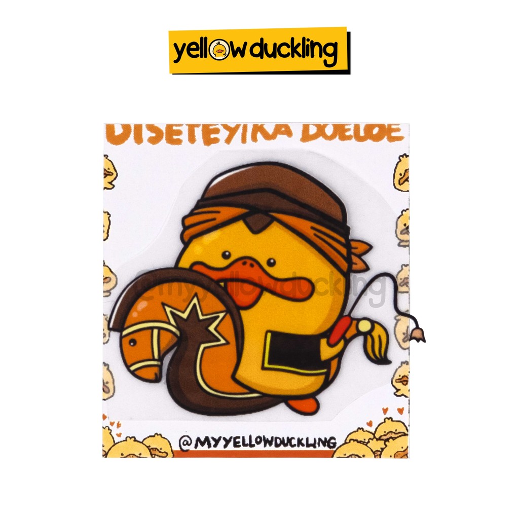 

DISETEYIKA - ITIK KUDA LUMPING - YELLOW DUCKLING - SABLON