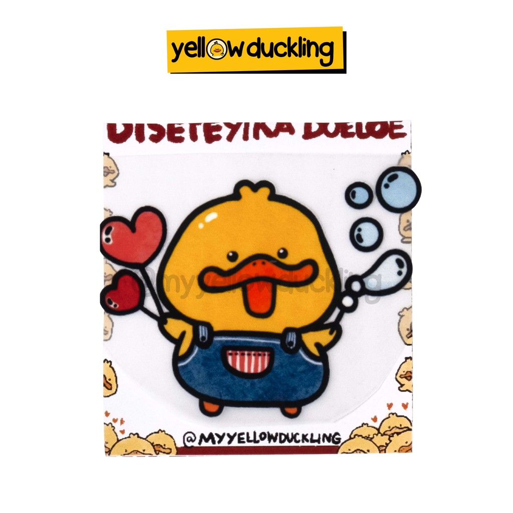 

DISETEYIKA - ITIK BUBBLE - YELLOW DUCKLING - SABLON