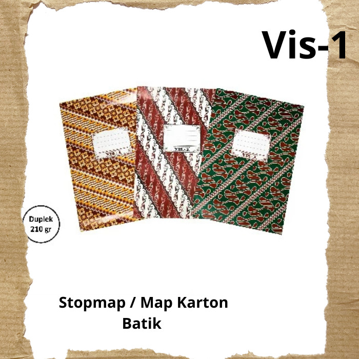 

Vis-1 Stopmap / Map Motif Batik Exclusive