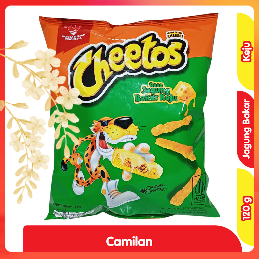 

Cheetos Makanan Ringan Rasa Jagung Bakar Keju 120 g