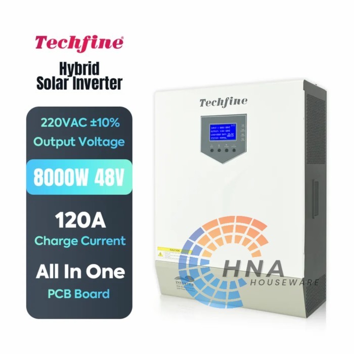 Techfine Inverter Hybrid Low Frequency 10Kva 8000Watt 48V MPPT 120A