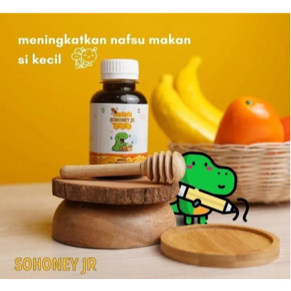 

Sohoney Jr - Multivitamin Penambah Nafsu Makan Anak paket 1 Box - Madu Sohoney jr Tanpa Efek Samping