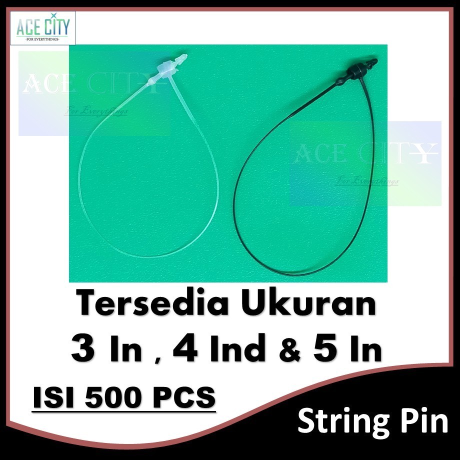 

Loop Pin / String Pin / Hang Tag Plastik Merk ARROW (500pcs - 1 bgks)