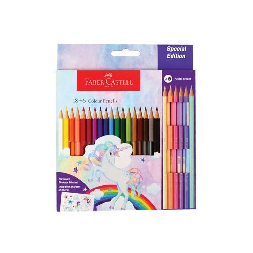 

Pensil Warna Faber Castell 115128 24 Warna Spesial Edisi Unicorn Colour Pencil 24 Colours Special Edition Unicorn- SHSNP