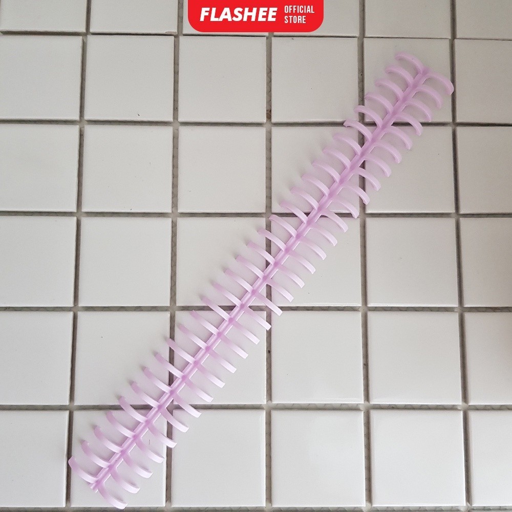 

Ring Binder DIY Spiral Binder Strip Loose Leaf Binding Strip Ungu Lilac