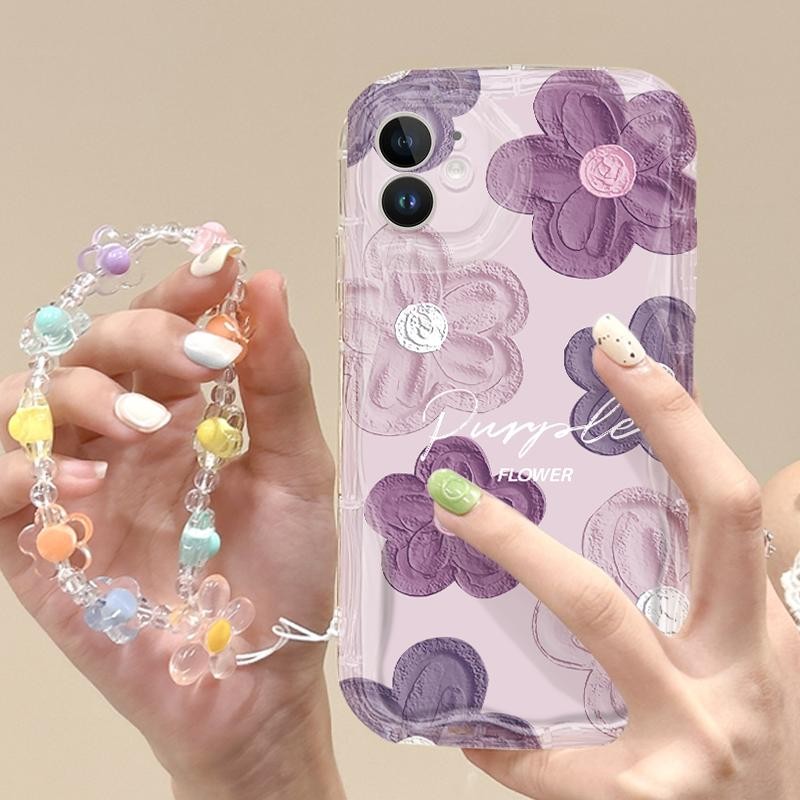 Soft Case For Samsung A23 4G 5G A20 A20s A21s A22 4G A24 A25 Silicone Camera Protection Flower Flowe