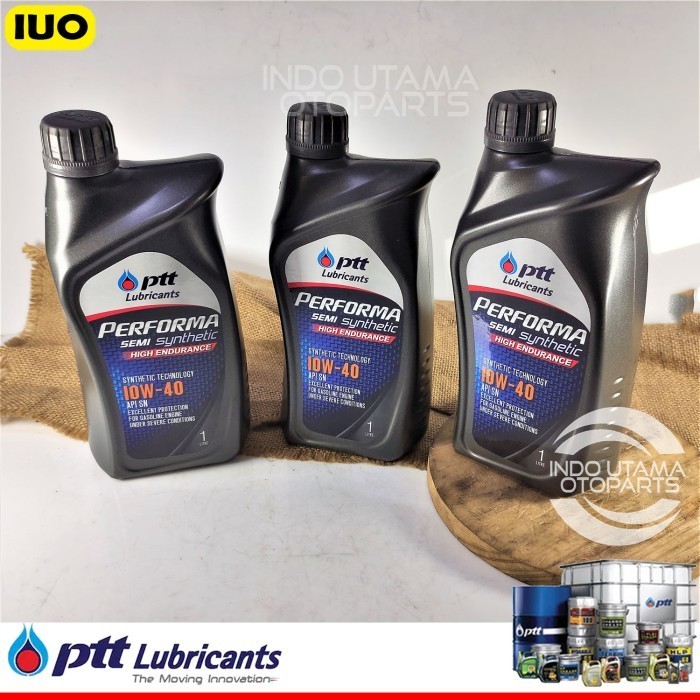 Oli Bensin 10W40 PTT Lubricants Performa Synthetic High Endurance API SN 1L