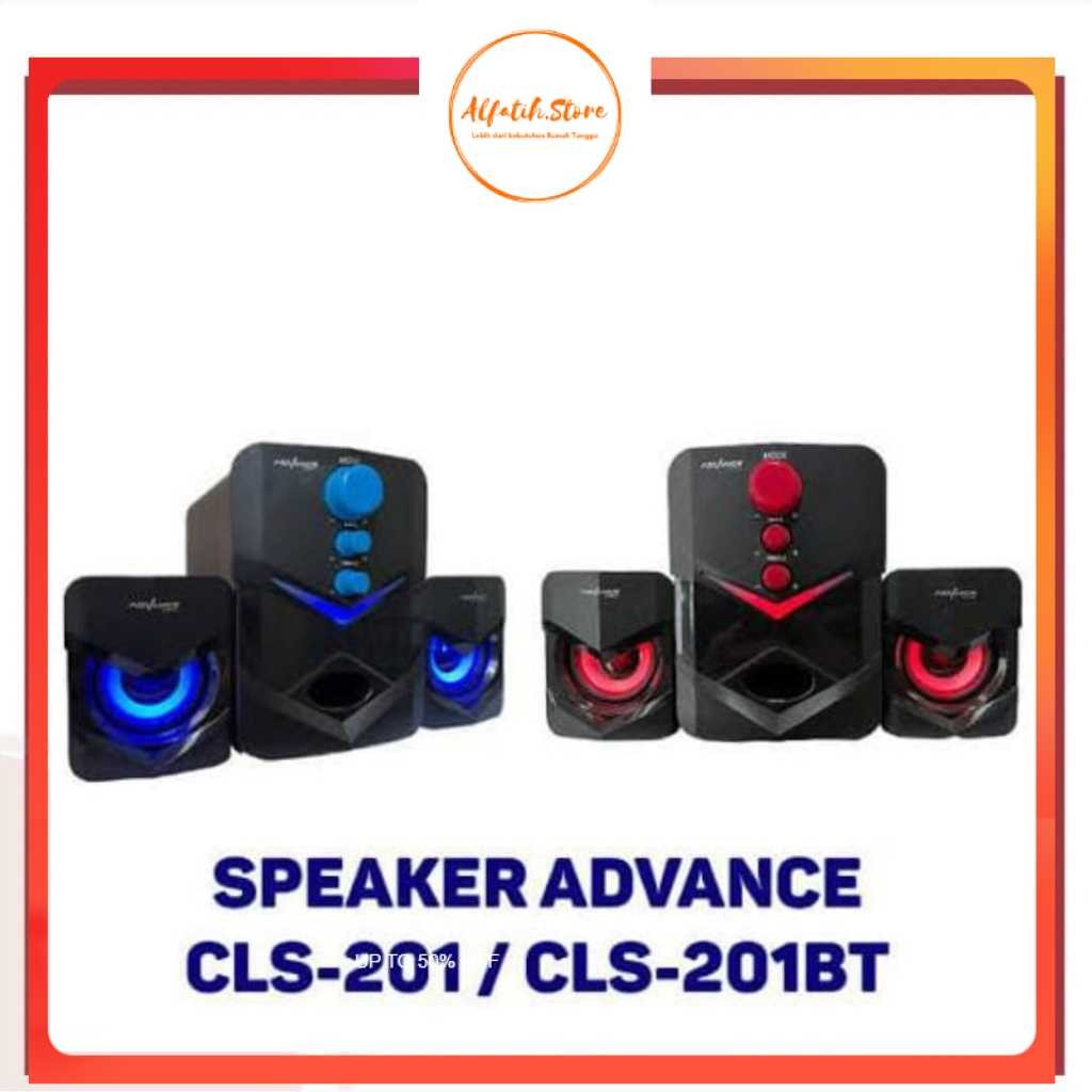 Speaker Bluetooth CLS 201 BT / Speaker Advance CLS-201 Bluetooth Super Bass / Speaker Komputer PC La
