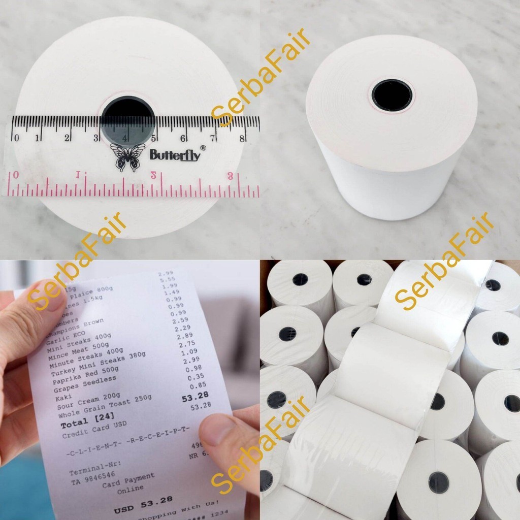 

Kertas Thermal Struk Kasir 80x80 WINSTAR / Print Register / MURAH isi BANYAK / TERMURAH