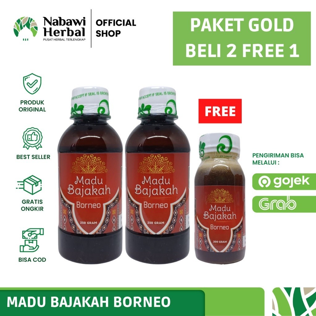 

MADU BAJAKAH BORNEO GOLD - Membantu Lawan Kanker Tumor Kista dan Atasi Benjolan 250gr