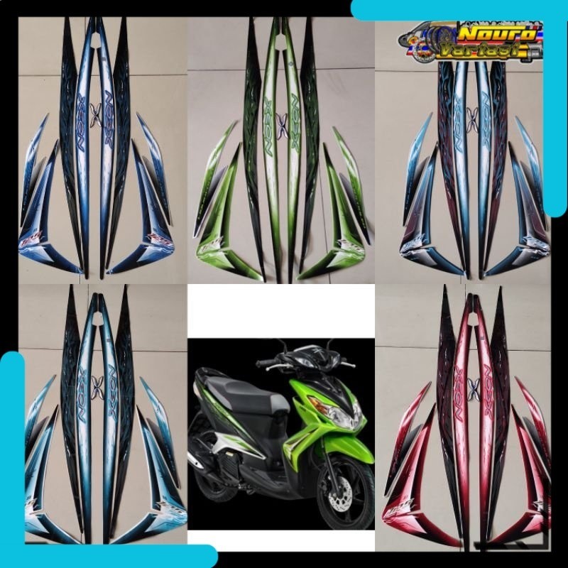 STRIPING YAMAHA XEON 2010 LIS BODY XEON mantap nazia