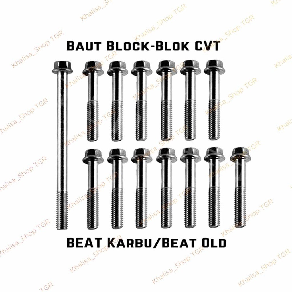BAUT-BAUD BLOCK-BLOK MESIN-BAK MESIN-CRANKCASE-CVT KIRI-KANAN BEAT FI-LAMA-KARBU-VARIO TECHNO-VARIO 