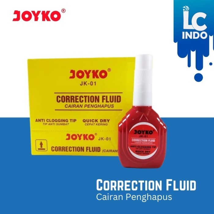 

Tipex cair joyko JK-01 Tip-ex Joyko Correction Fluid
