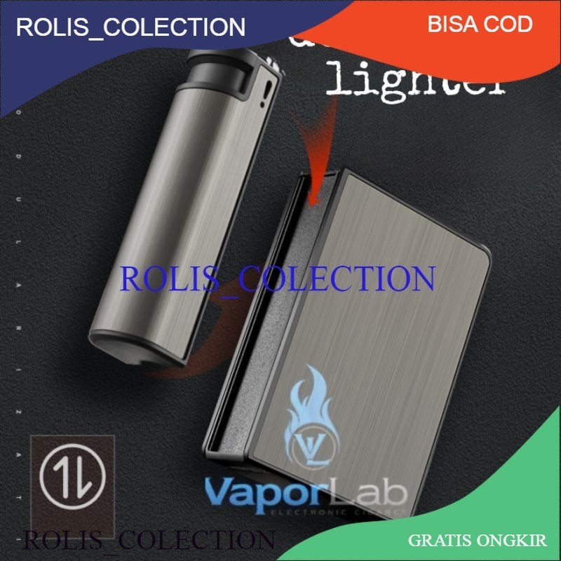 KEREN... kotak box tempat simpan rkk focus 20 batang metal cig case lighter