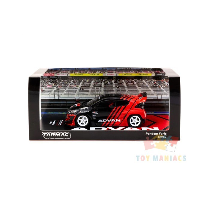 Tarmac Works 1/43 Pandem Toyota Yaris ADVAN - HOBBY43 CH27