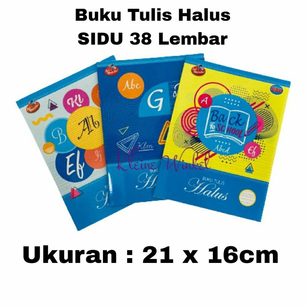 

Buku SIDU HALUS 38 lembar 1pcsECER