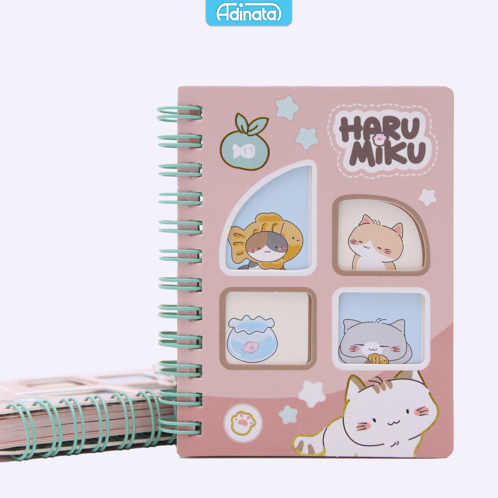 

Haru Miku Window Book (Dusty Pink) 2452-4688 memo lucu / notes / window cover