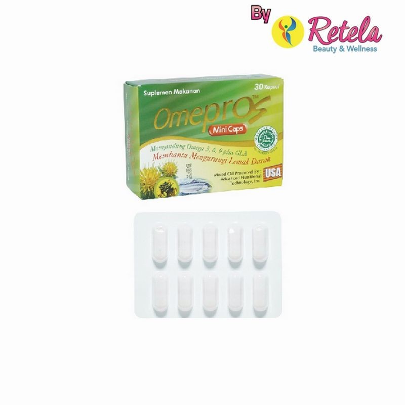Omepros Mini Caps 30 Kapsul