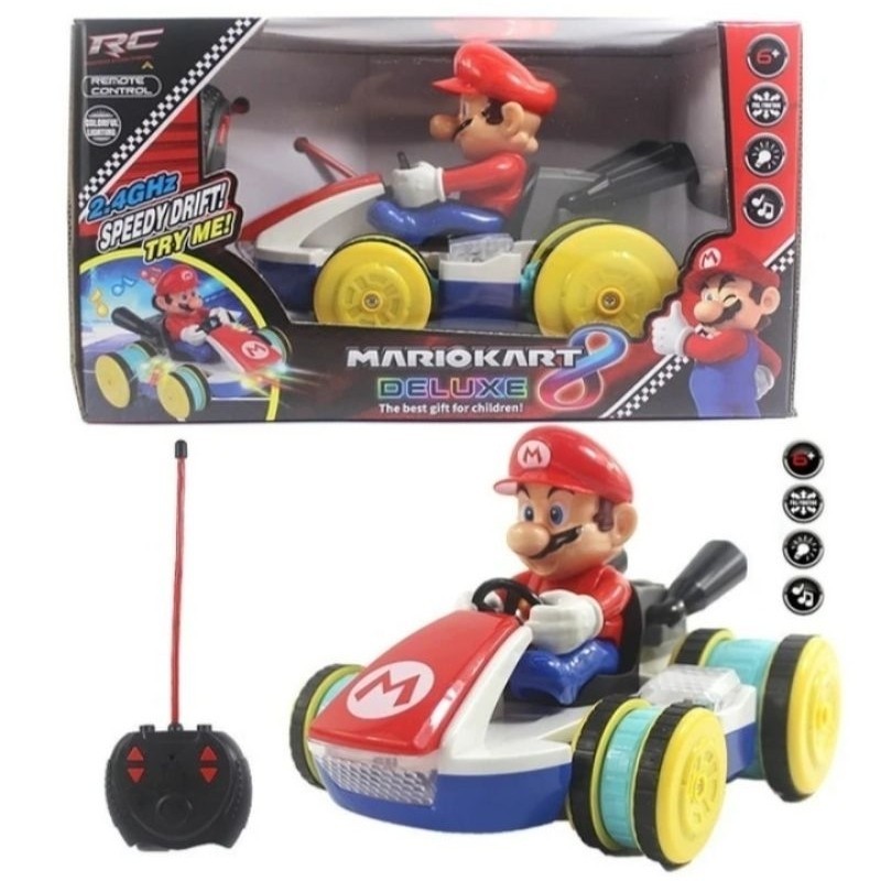 Mainan Mobil Remote Control RC Mario Kart 8 Deluxe Car Toy