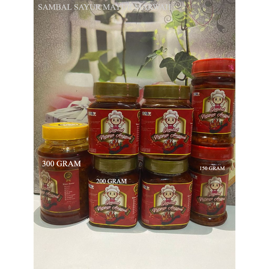 

SAMBAL PEDAS EXTRA 300 GRAM - SAMBAL TERI - BABY CUMI - PETE - AYAM SUWIR - TONGKOL SUWIR - PETIS BUAH