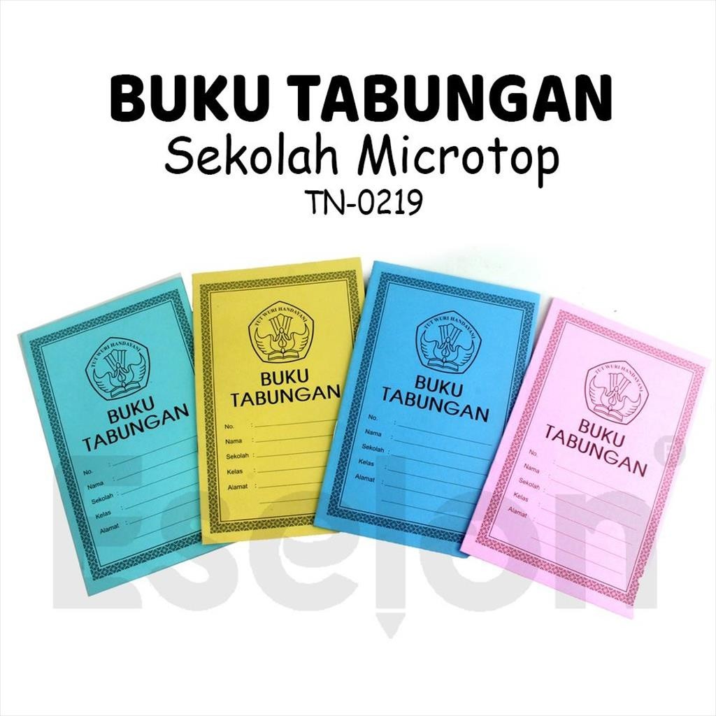 

[ES.JKT] 1pc / 1buah Buku Tabungan A6 / Buku Tabungan Sekolah